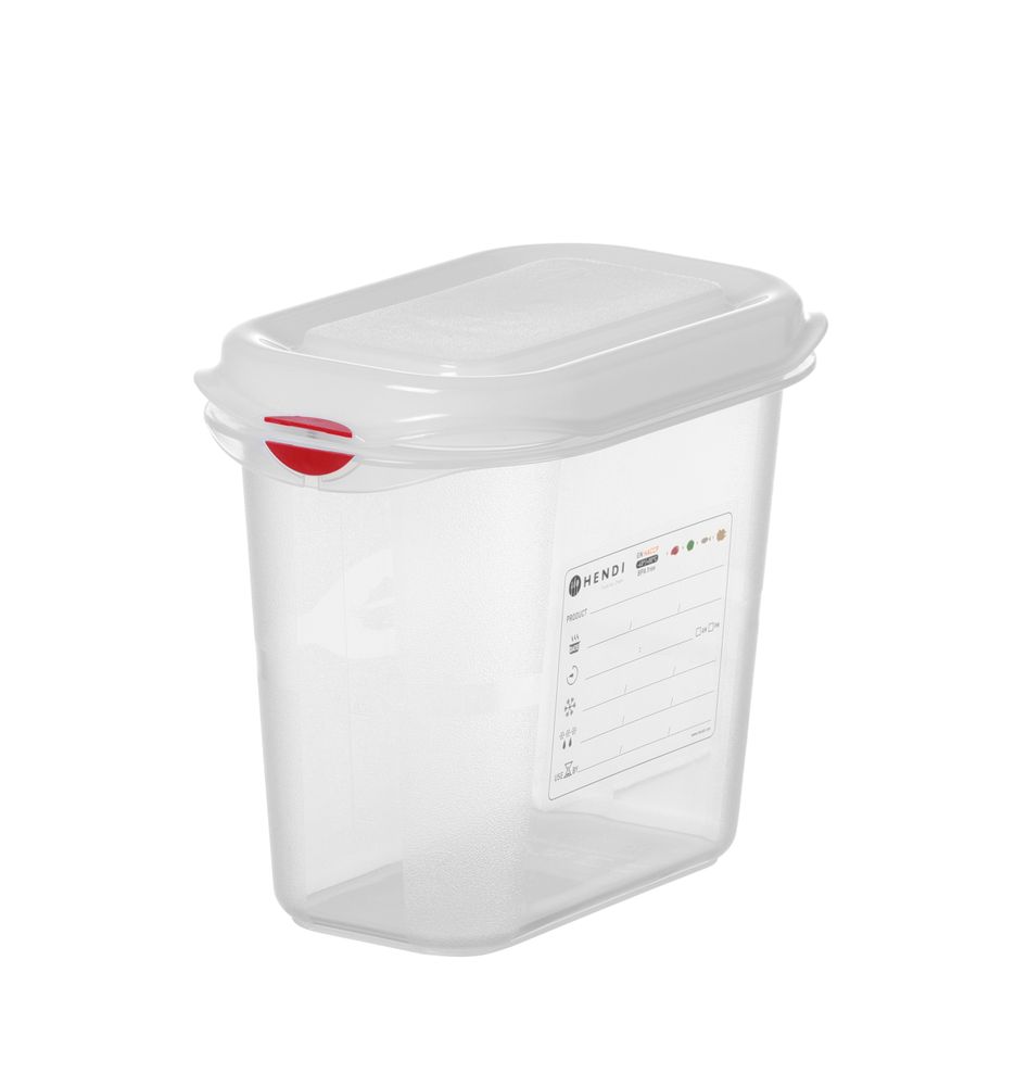 GN 1/9 Behälter - Polypropylen - GN 1/9 - 1,5L - Transparent - 176x108x(H)150mm - Rechteckig