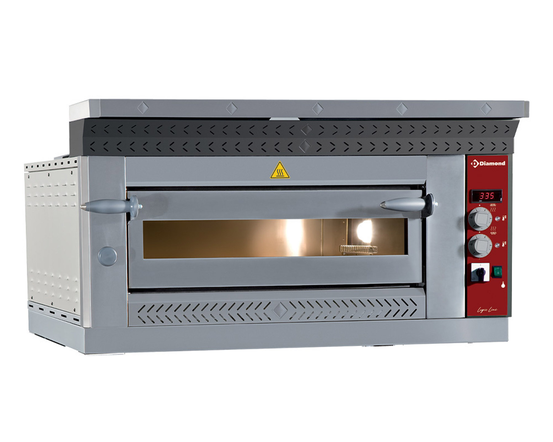 Pizza Oven Elektrisch | 6 Pizza's Ø35cm | 8,8kW | 1070x1360x(H)400mm