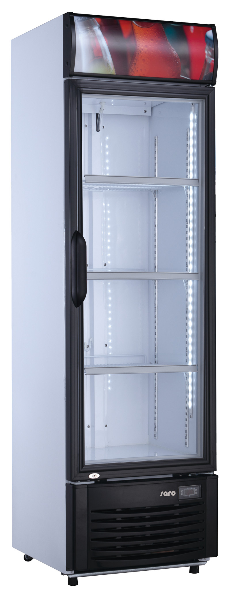 Refroidisseur de Bouteille  |Avec porte en verre| Éclairage led | 282 litres | 530x590x (H) 1845mm
