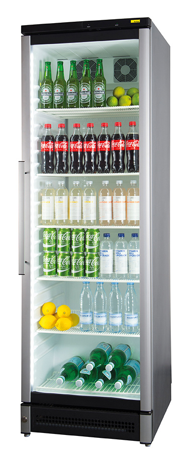 Kühlschrank mit Glastür | M 180 | 381 Liter | 600x640x (H) 1850mm