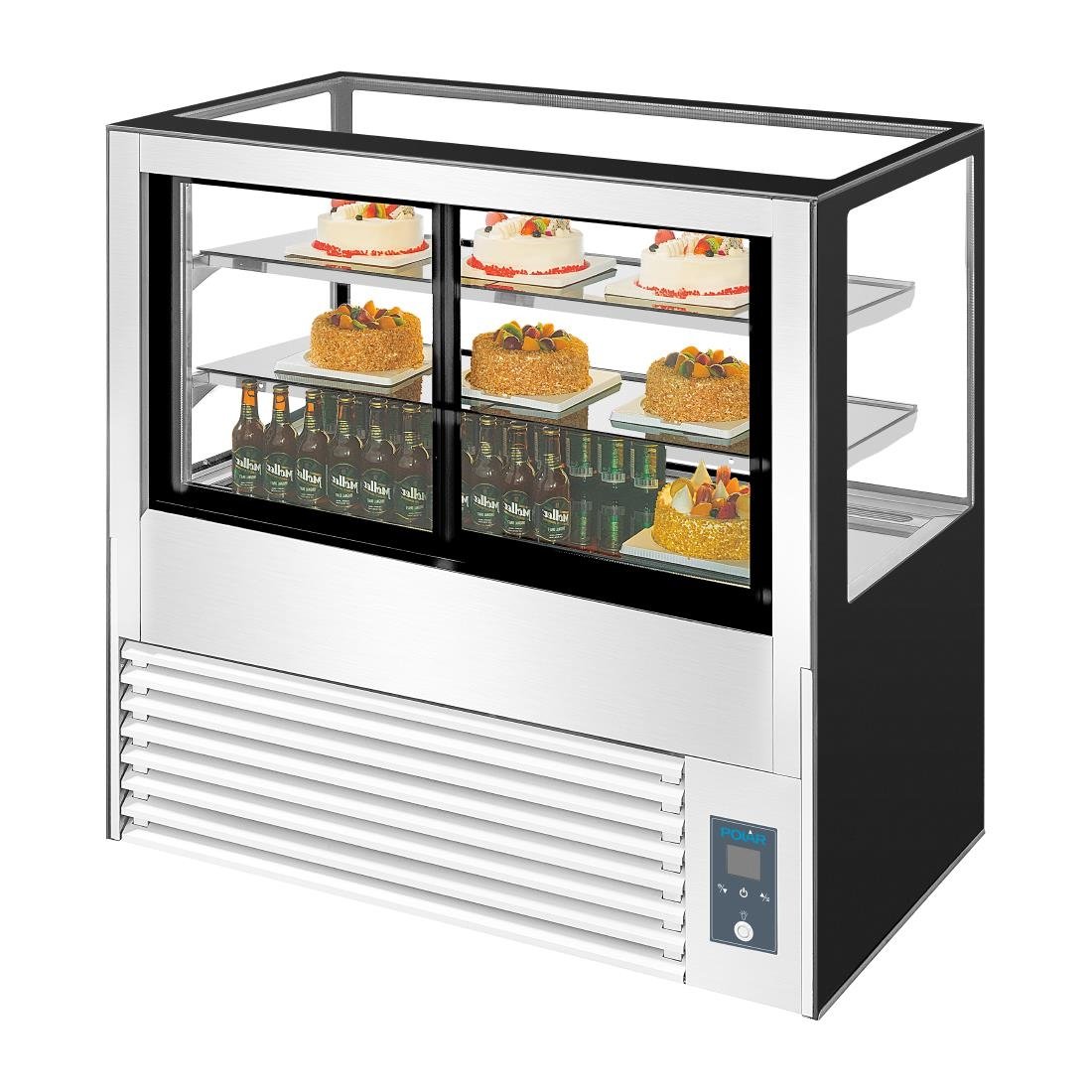 Vitrine à pâtisserie réfrigérée Polar Série U 385L