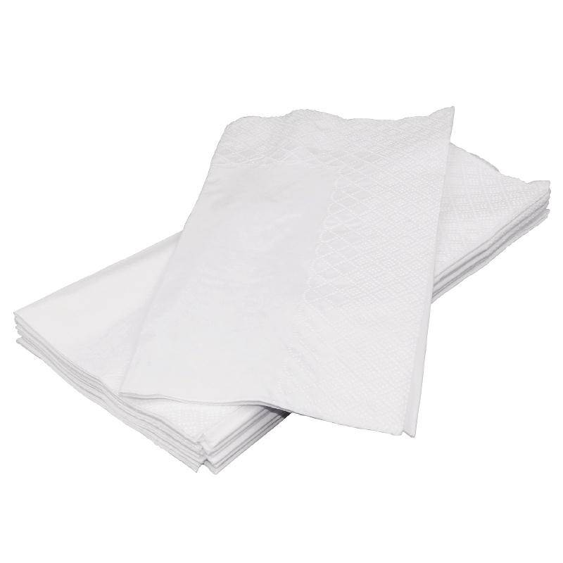 Fiesta Dinnerservietten Weiß | 400x400mm | 2-Lagig | 250 Stück