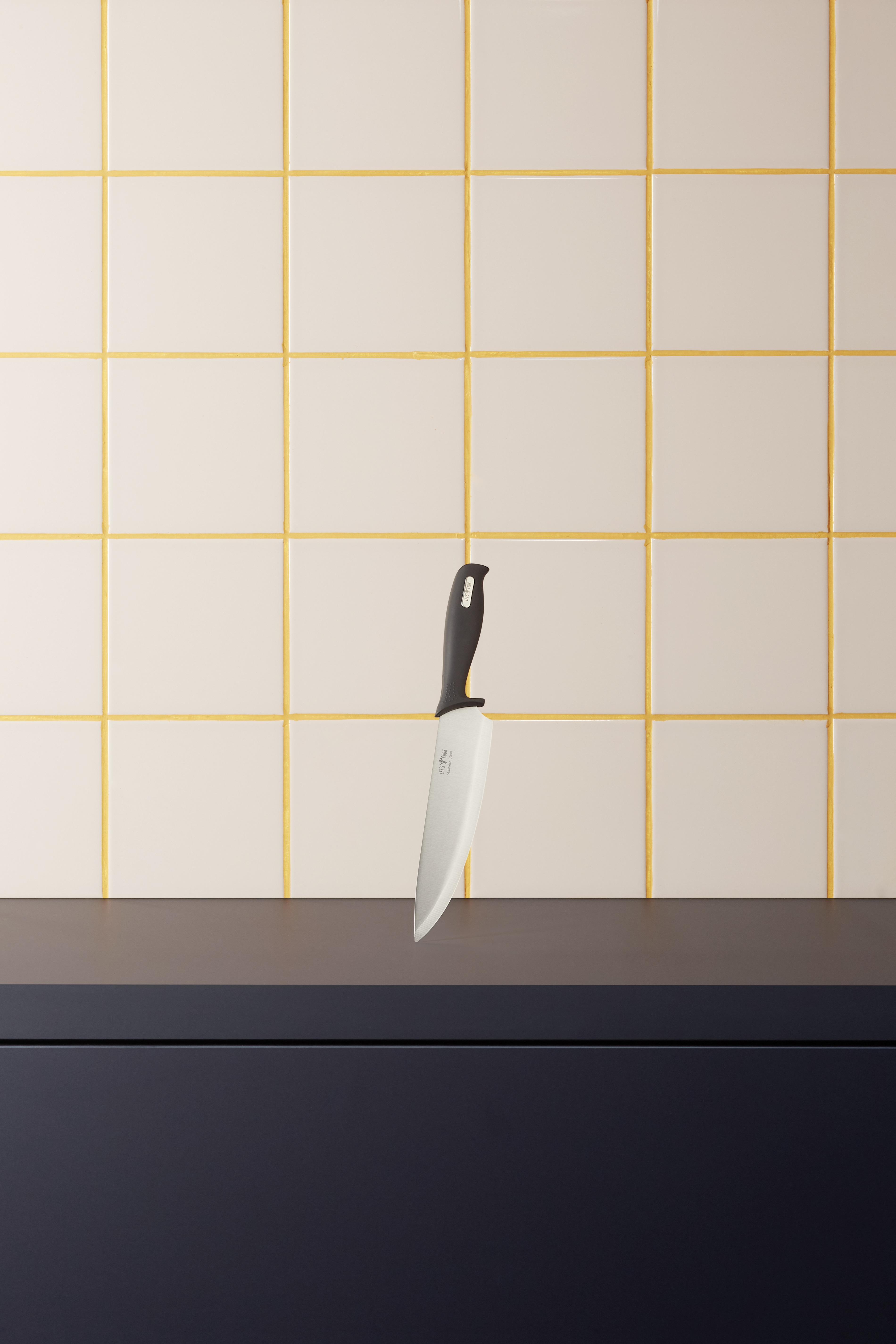 Couteau de chef LET´S COOK Knife, 31,5 cm, acier inoxydable, caoutchouc