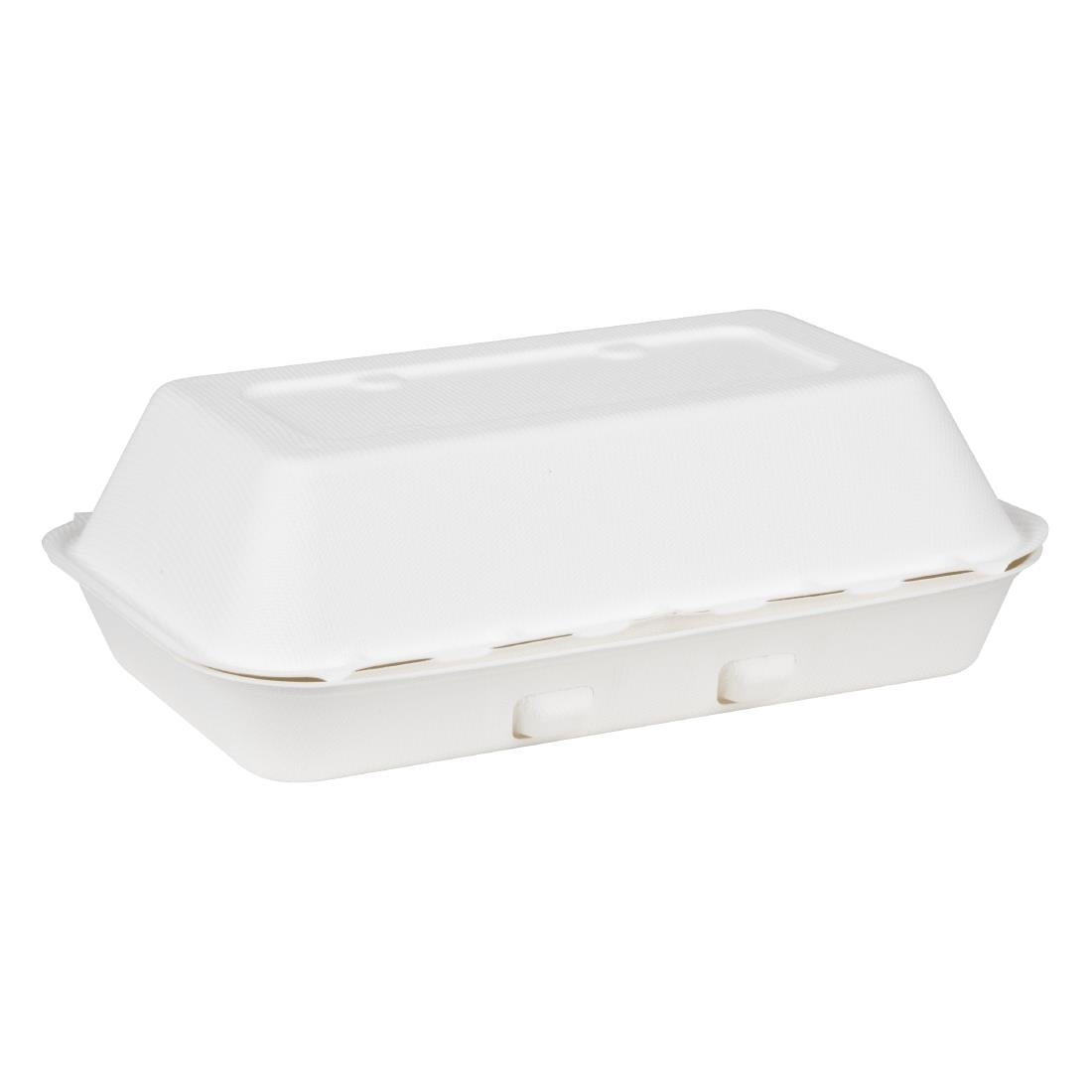 Fiesta composteerbare bagasse voedselcontainers 9x6" (pak van 200)