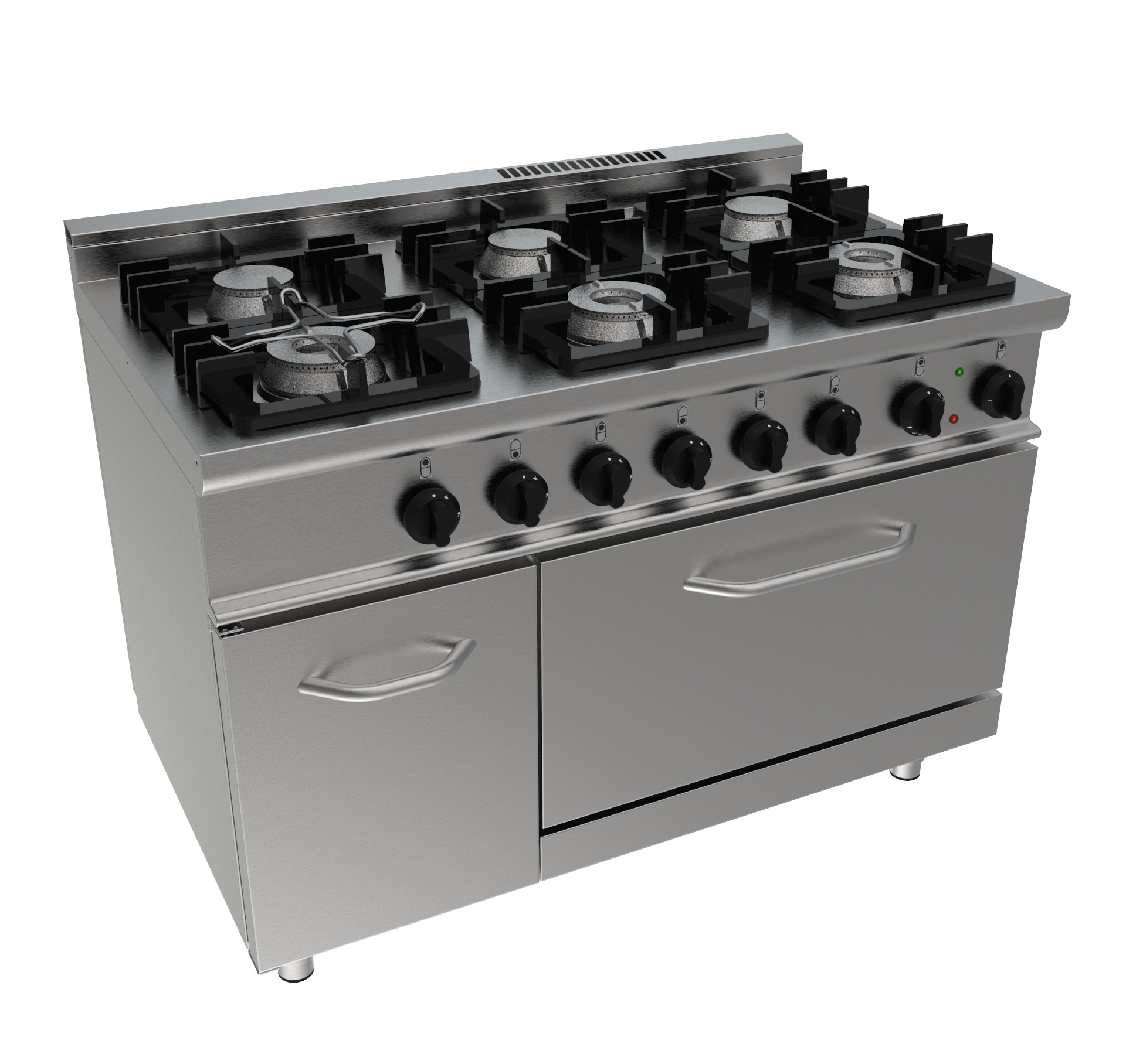 Cuisinière à gaz SARO avec four électrique modèle E7/KUPG6LE
