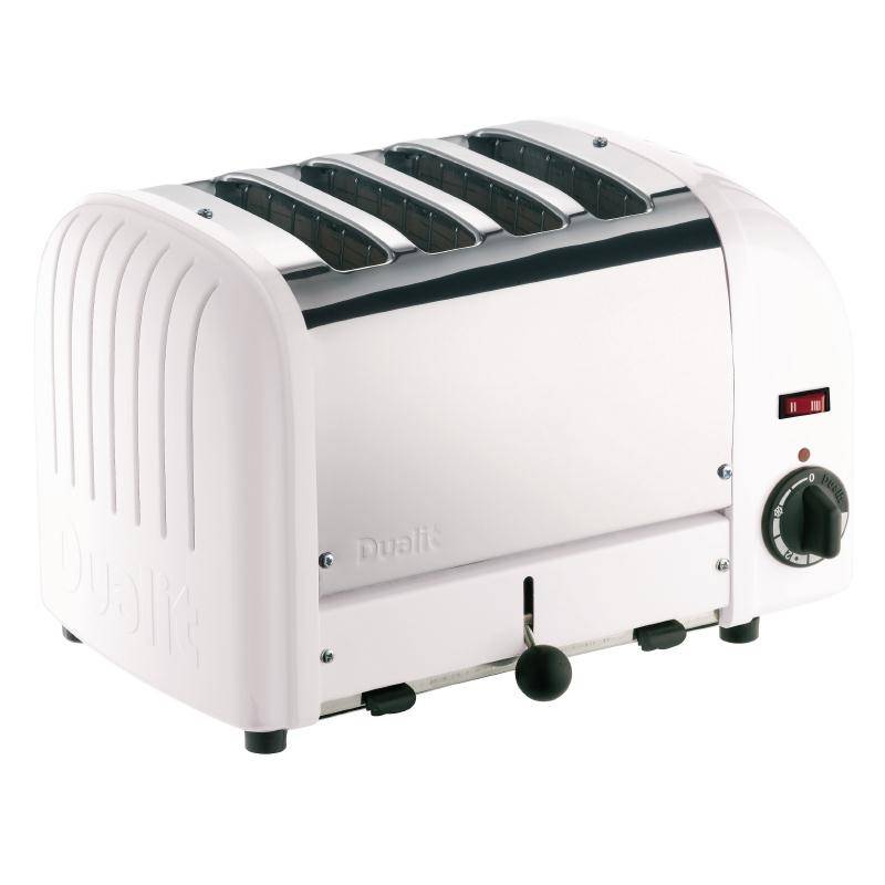 Toaster Weiß | 2,2kW/230V | 4 Schlitze | 130 Scheiben pro Stunde