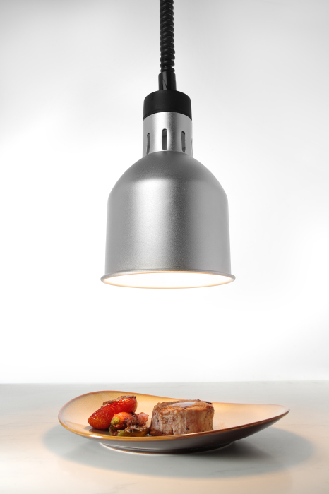Lampe Chauffante | Cylindrique | Aluminium | Couleur Argent