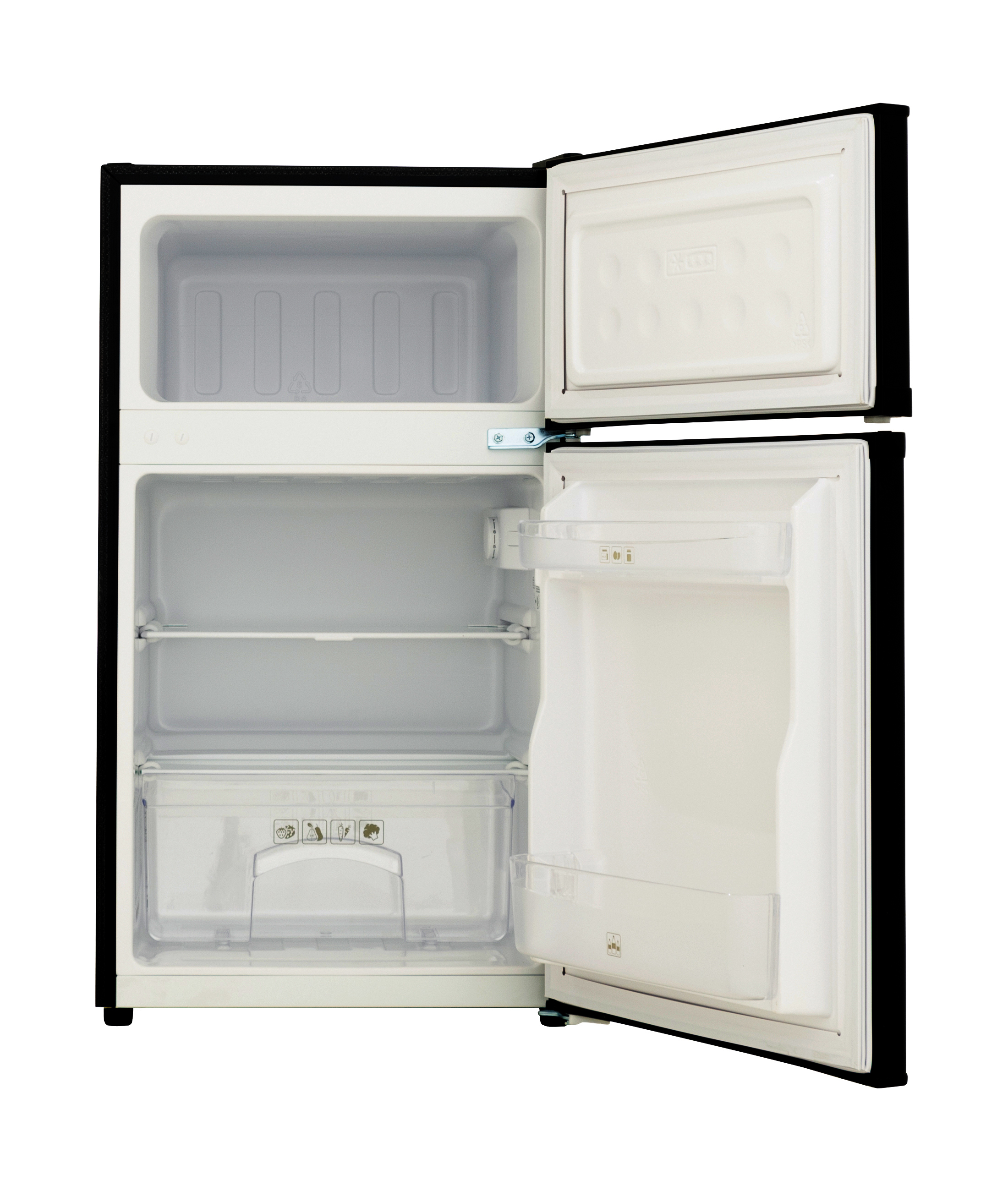 Kühlschrank - Schwarz - 61+24L - KGC087-25-040EB - Exquisit