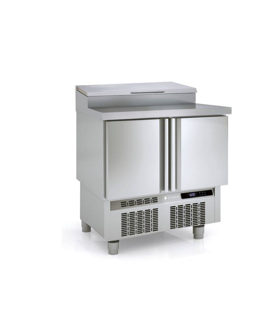 Saladette 2 Türen - 5x 1/4GN - 91,5x70x (H) 112cm