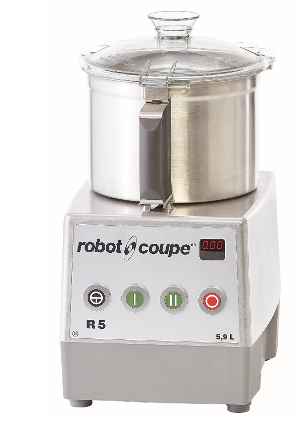 Robot Coupe Cutter R5 - 2V | 5,9 Litres | Cutter de Table | Vitesse : 1500 - 3000 tr/mn