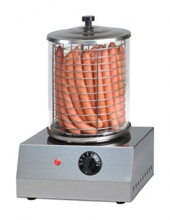 Elektrische Worstenwarmer - Edelstaal - Ø 200 mm -  400x400x(H)400mm
