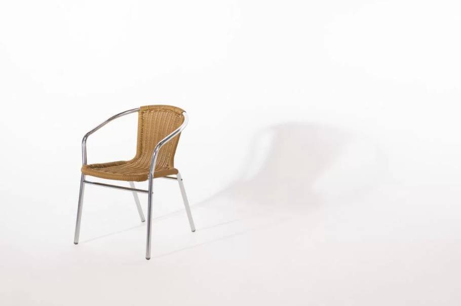 Chaise en rotin - Empilable - 4 pcs