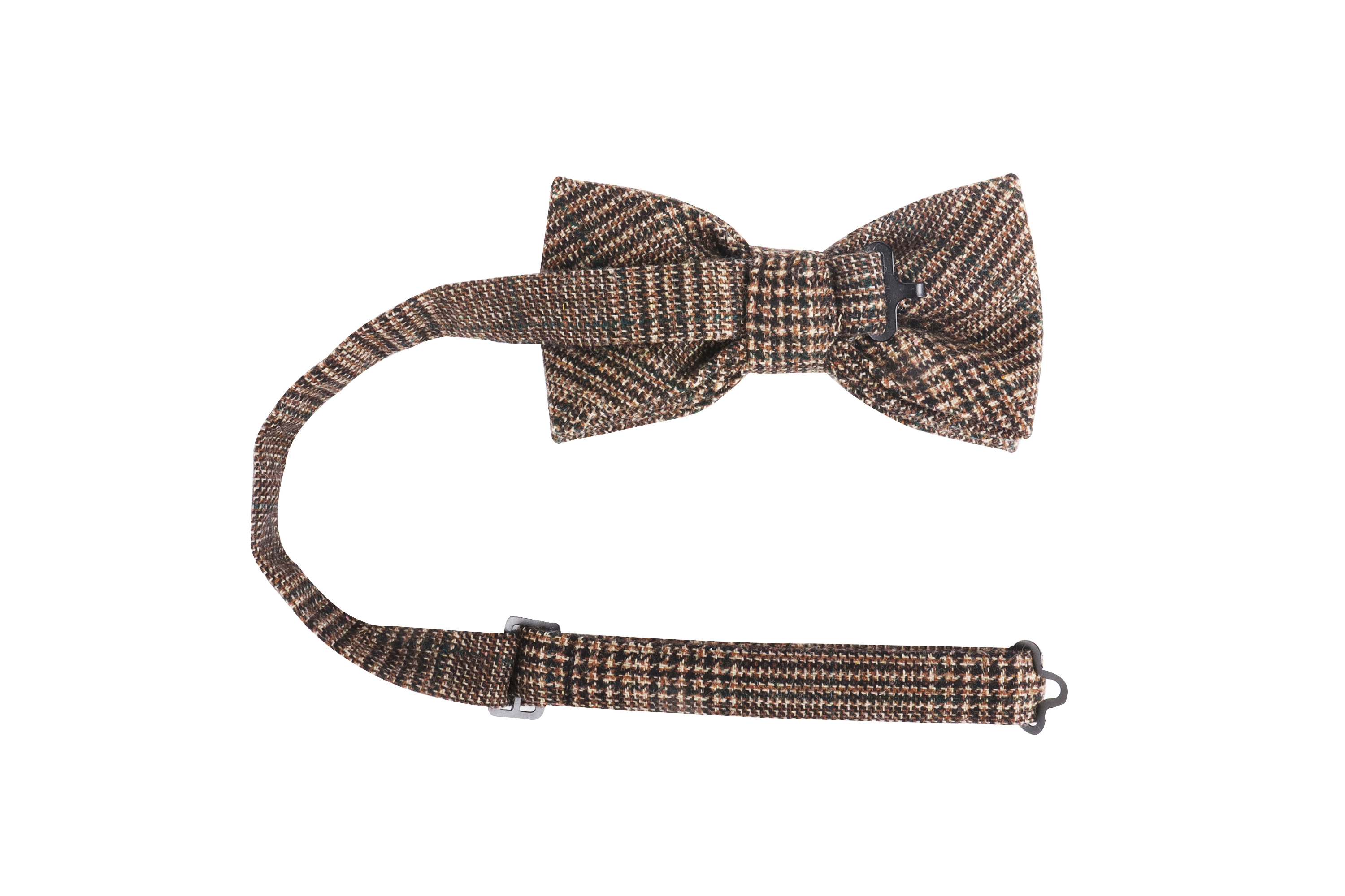Nœud papillon Urban-Glencheck - Brun Foncé