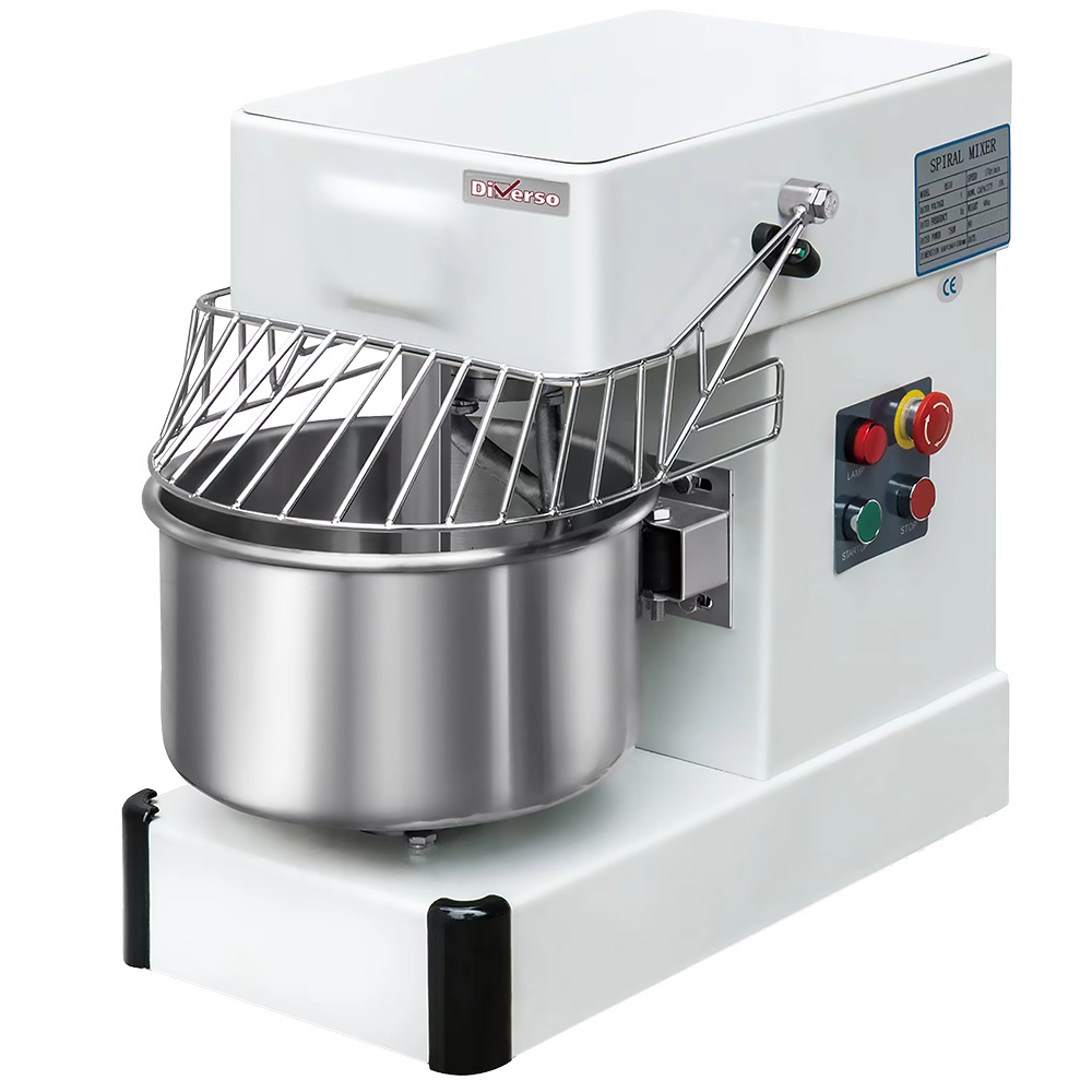 Spiraalkneder, 10 liter, op wielen