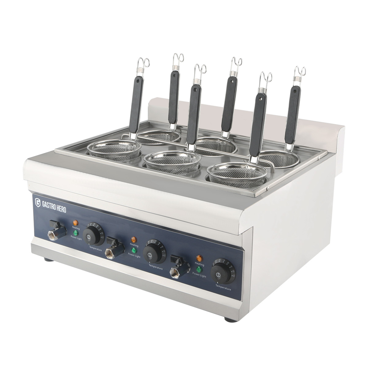 Elektrischer Nudelkocher - 6 Siebe - 24,75l