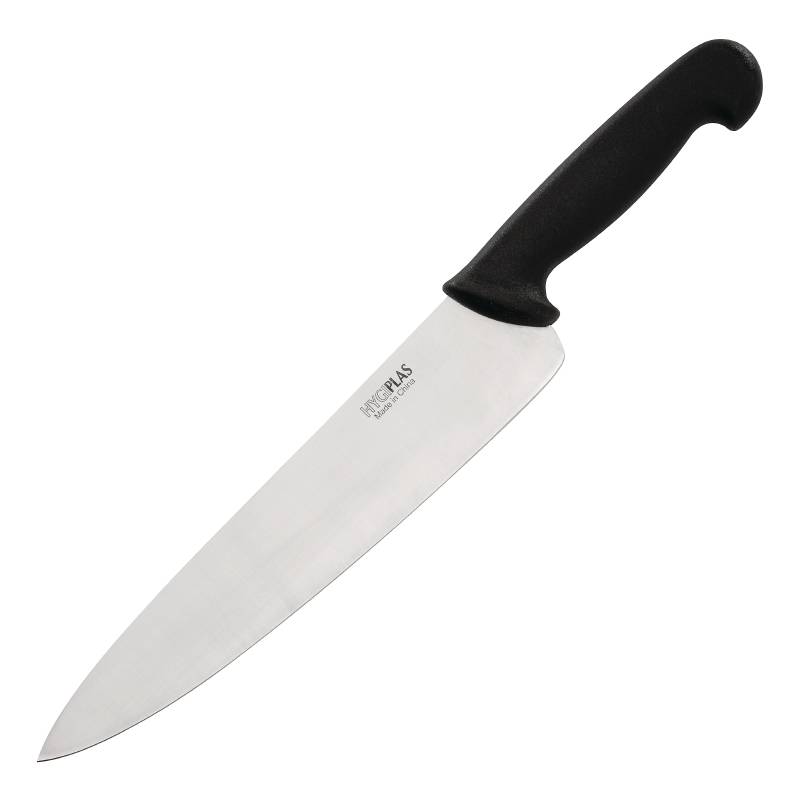 Couteau De Cuisinier - Hygiplas - Manche Noir - Lame 255mm