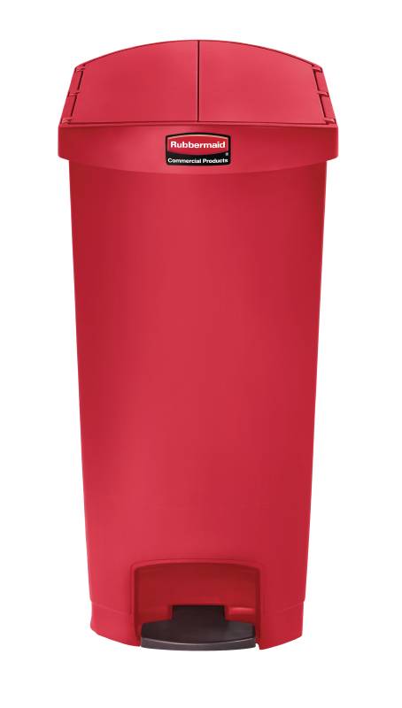 Poubelle à Pédale Latérale - Slim Rubbermaid - Noire - 68 Litres