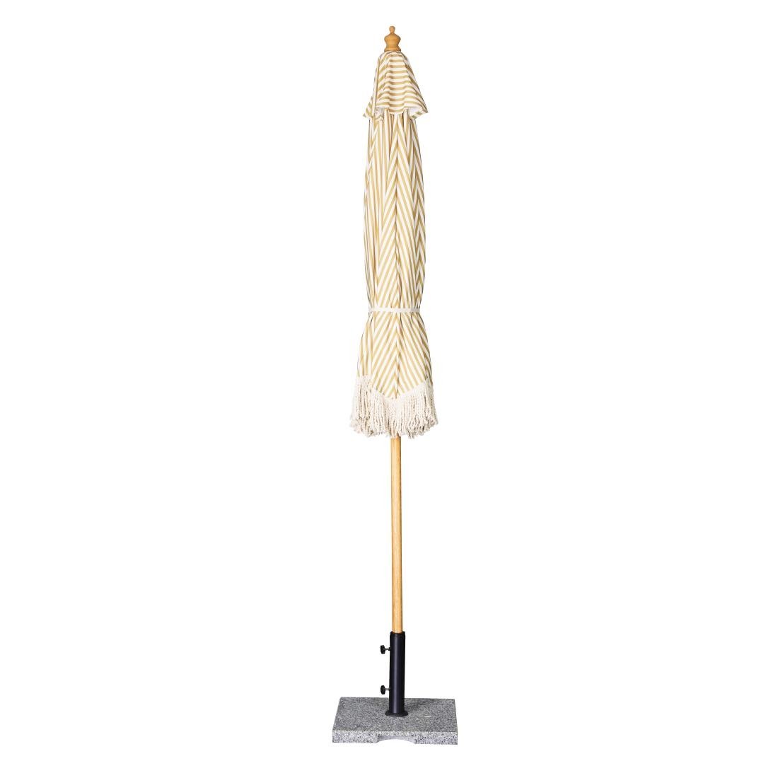 Parasol rond à rayures Bolero Sicile 2,5m 