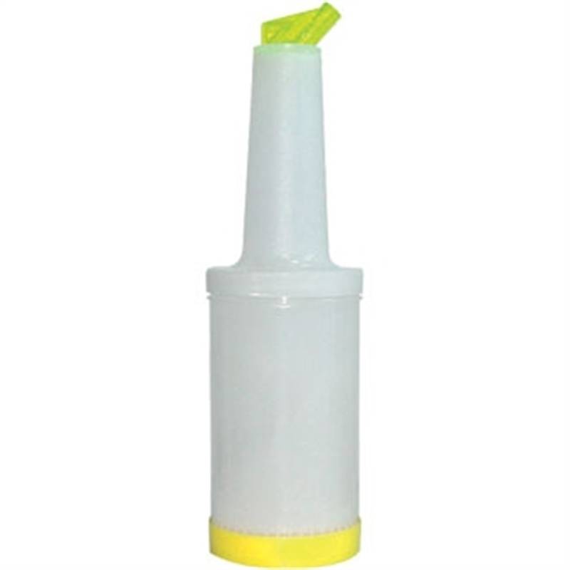 Pour-Master Cocktailflasche Weiß-Gelb | 1 Liter | (h)330x95(Ø)mm
