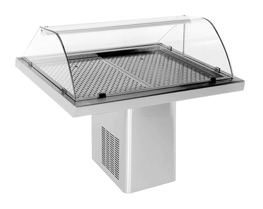 Gekühlte Fisch Vitrine 1.4