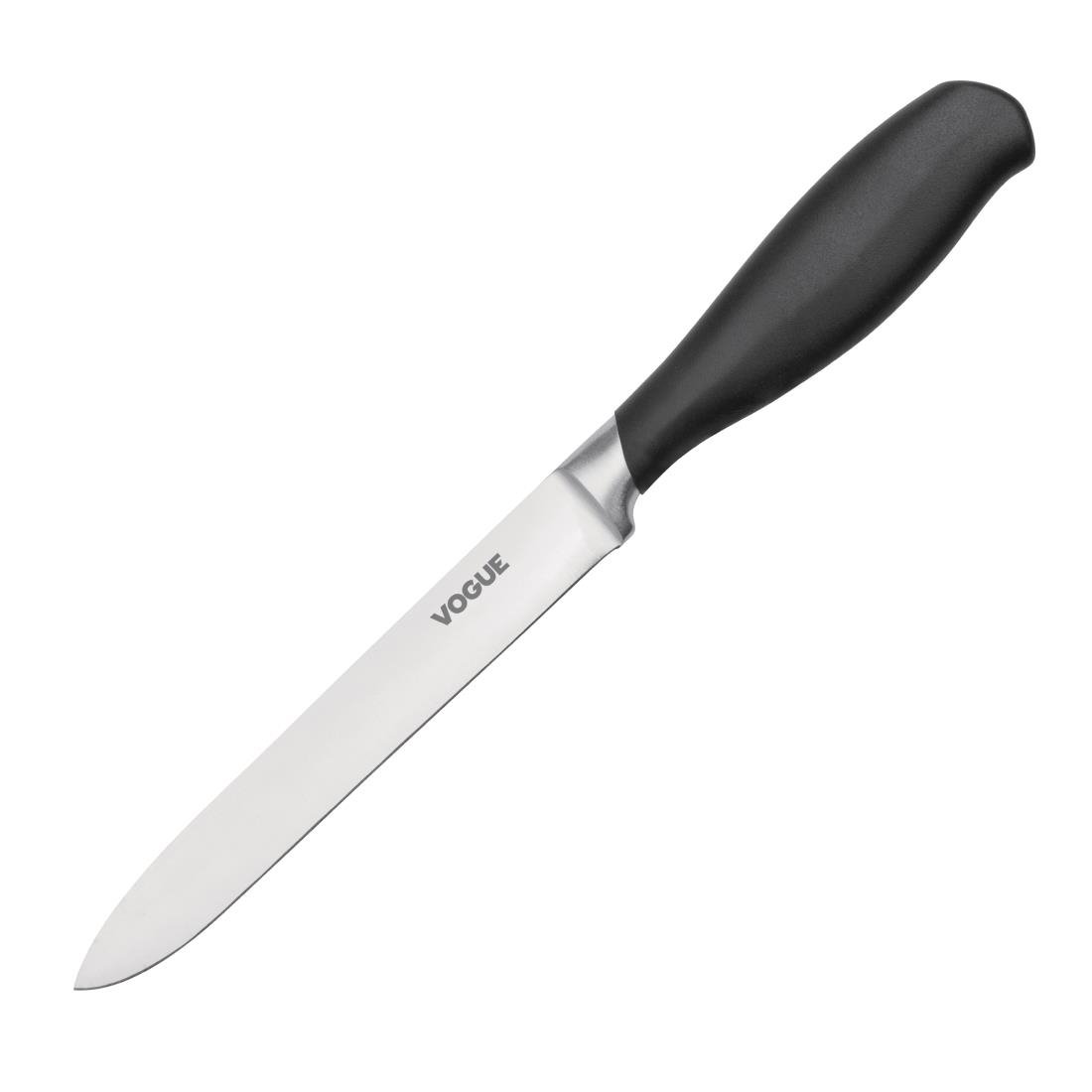 Vogue Prep Like A Pro 5 Teiliges Softgrip Messerset mit Messerblock und Schneidebrett