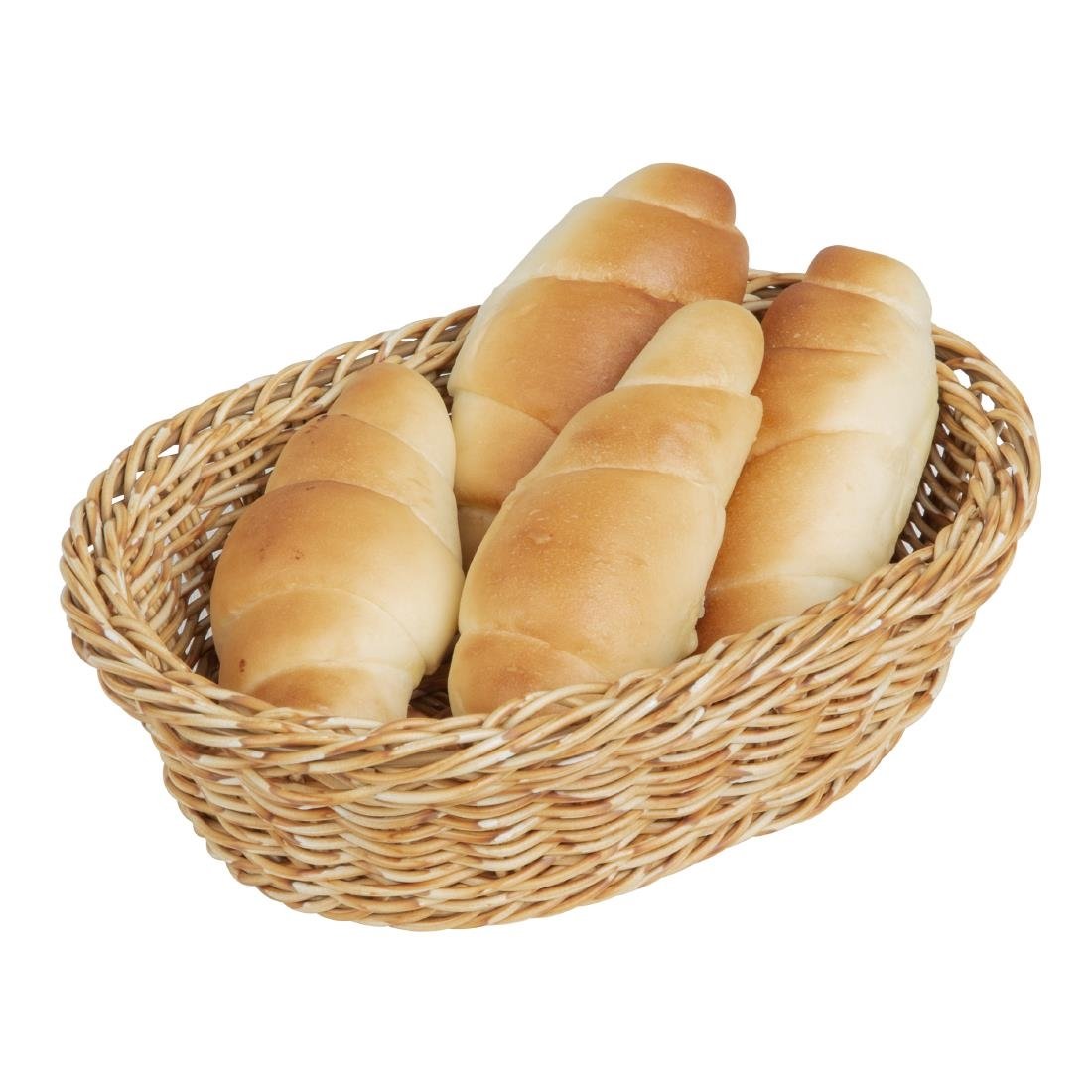 Olympia Polywicker Ovaler Korb Hellbraun 240x170xmm