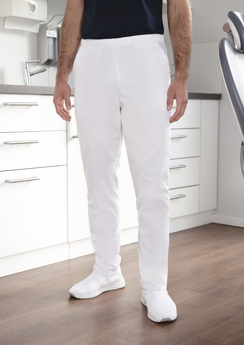 Instapbroek Essential, Gemaakt Van Duurzaam Materiaal - Wit - L