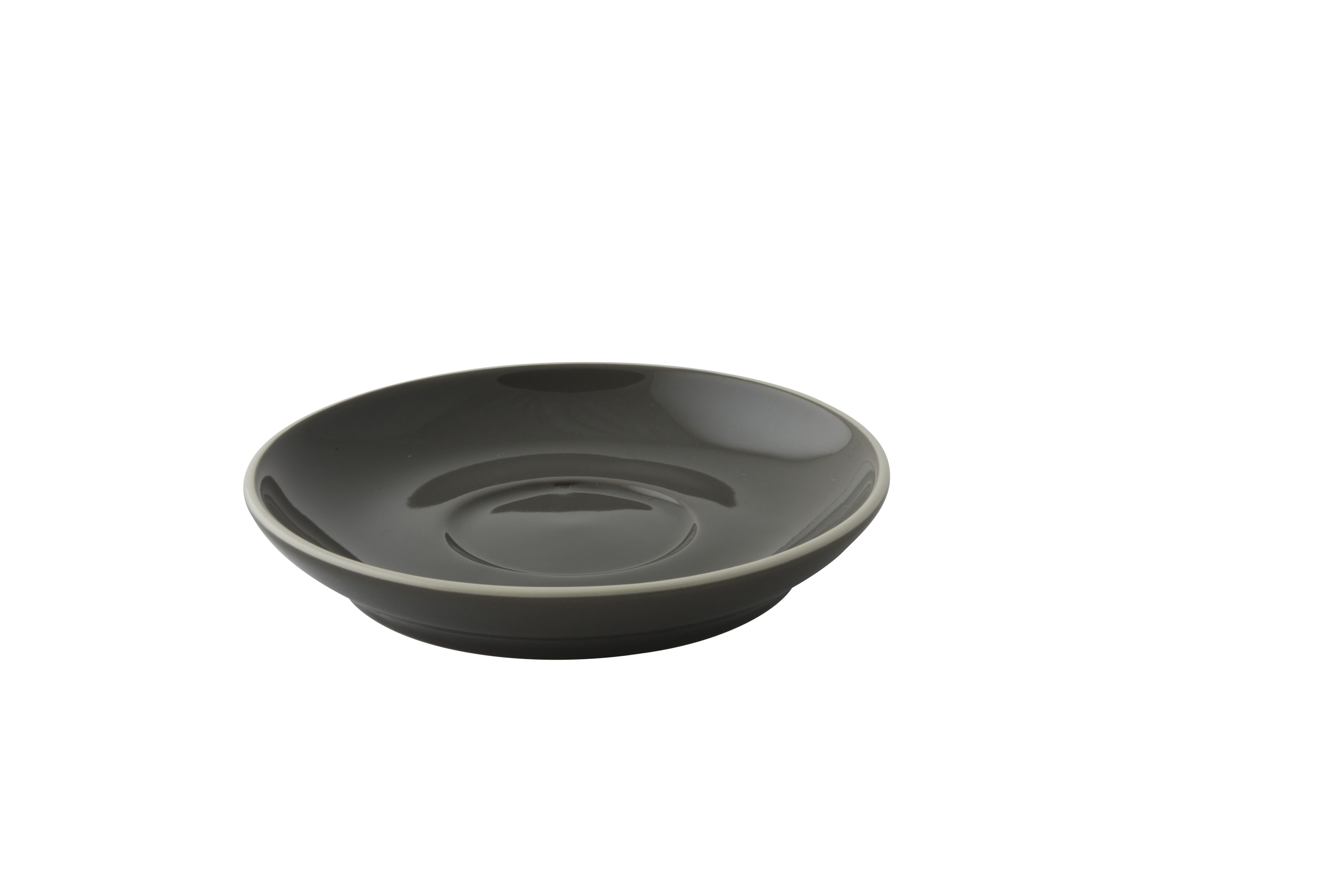 Cappuccinoschotel Colors 14 cm Grijs Porselein