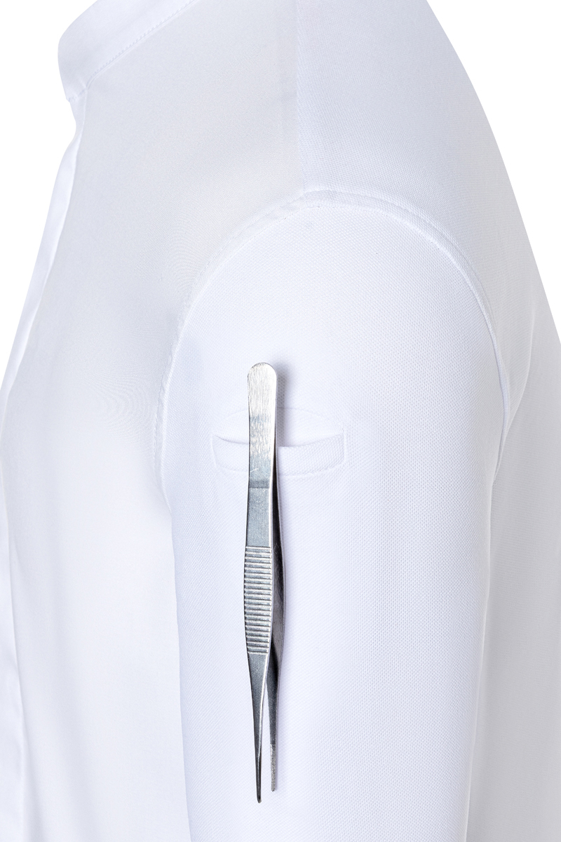 Veste de cuisine à manches longues pour hommes DIAMOND CUT Avantgarde - Blanc - 62