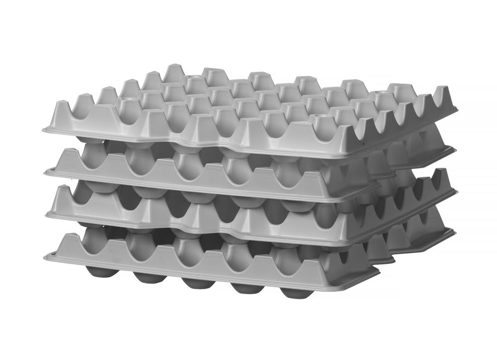 Set aus 4 Eierbehältereinsätzen für OVOBOX 120 - 291x288x(H)41mm