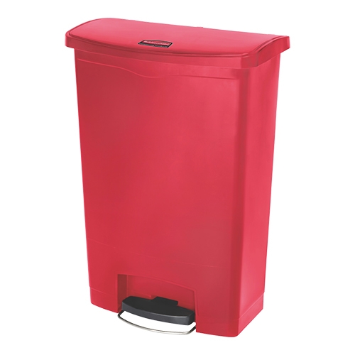 pedaal afvalbak 90 Liter Rood