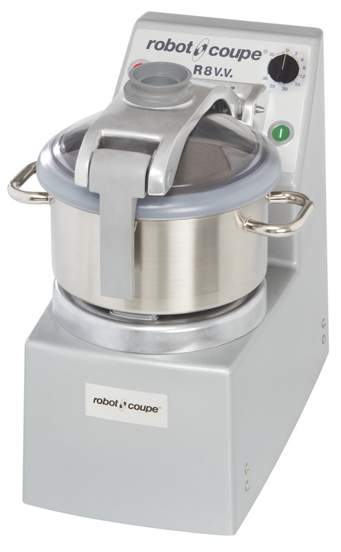 Robot Coupe Cutter R8VV - 8 Liter - Tafelmodel - Variabele Snelheid: 300 - 3.500 RPM