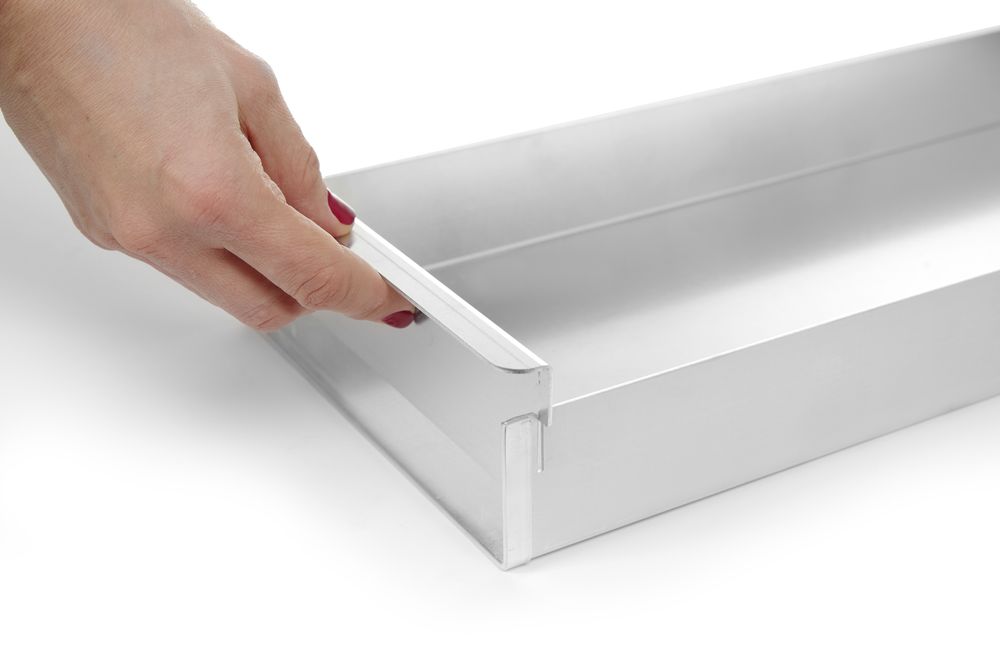 Plaque de cuisson avec panneau latéral amovible - 580x200x(H)50mm