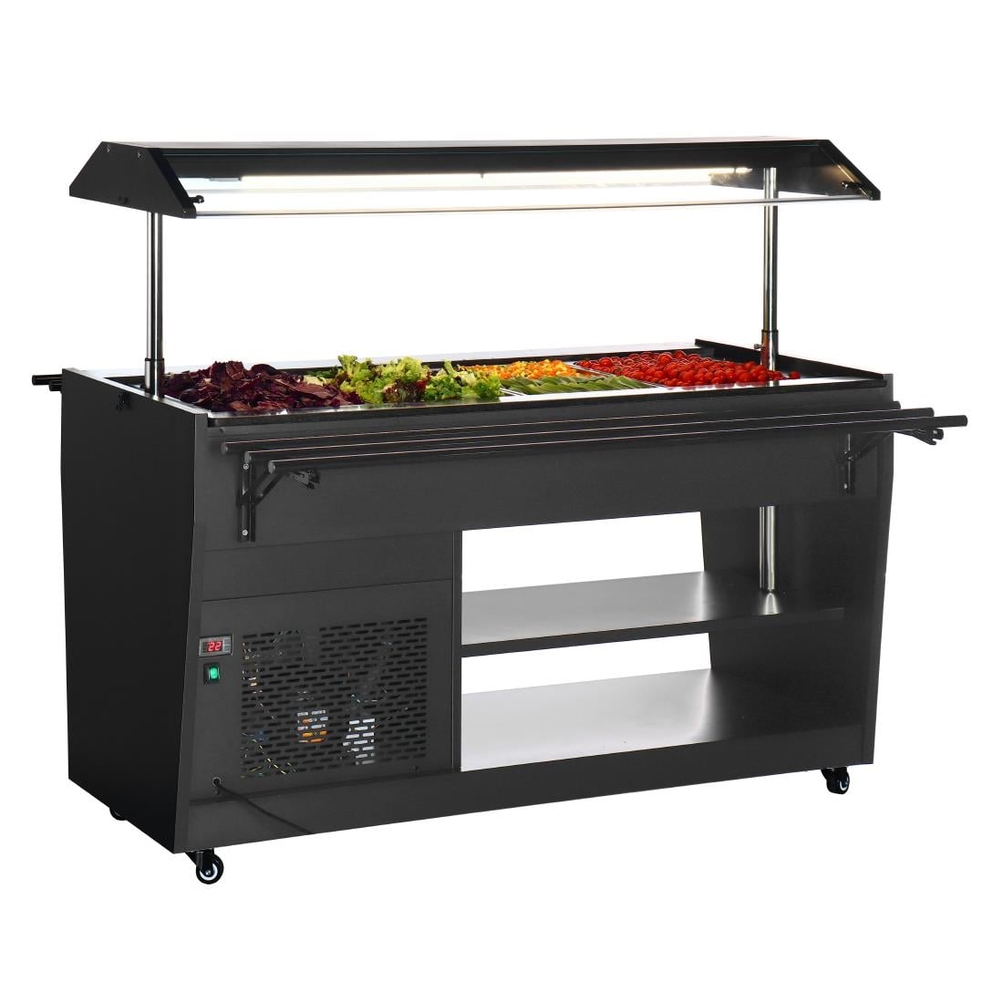Buffet réfrigéré Polar série G noir