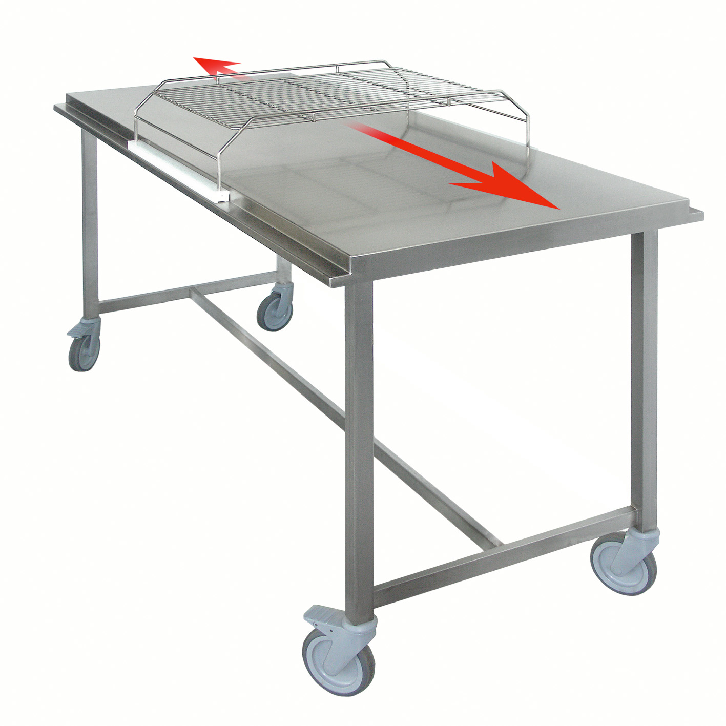 Table de dressage - Inox - 1800(l)x750x900mm 