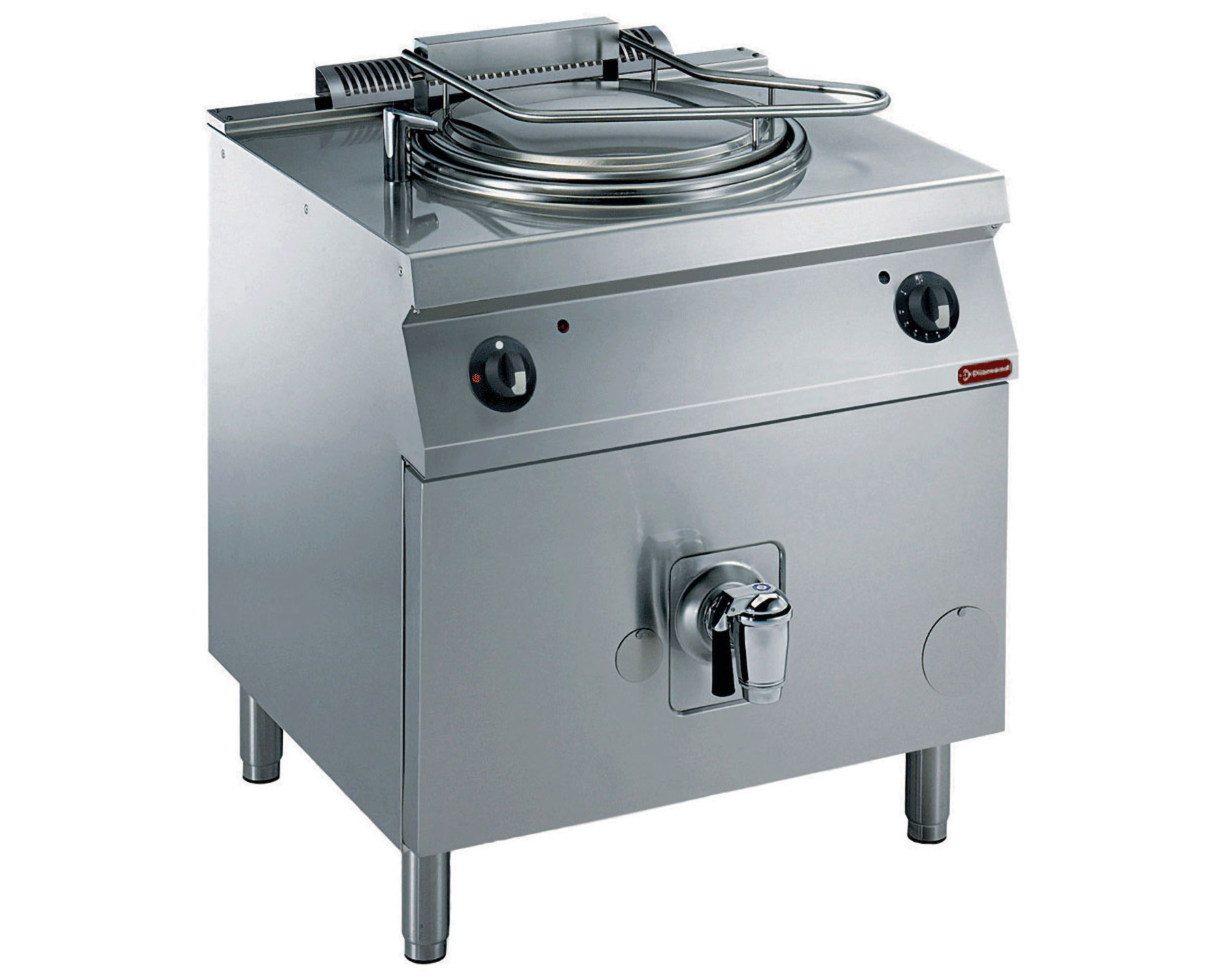 Bouilloire de cuisson gaz 150L - Chauffage direct - 800x900x (h) 920mm