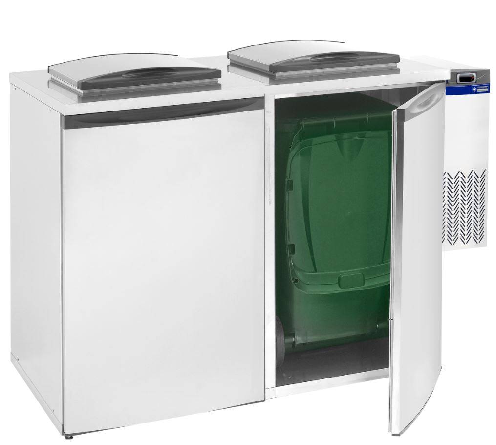 Unité Réfrigérée pour refroidisseur de déchets | Double | 28x54x(h)74