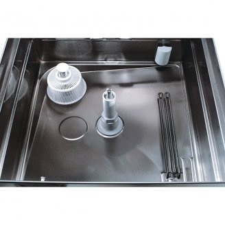 Lave Vaisselle à Capot 50x50cm | Rhima DR59 | max. (H)410mm | Doseur de Rinçage