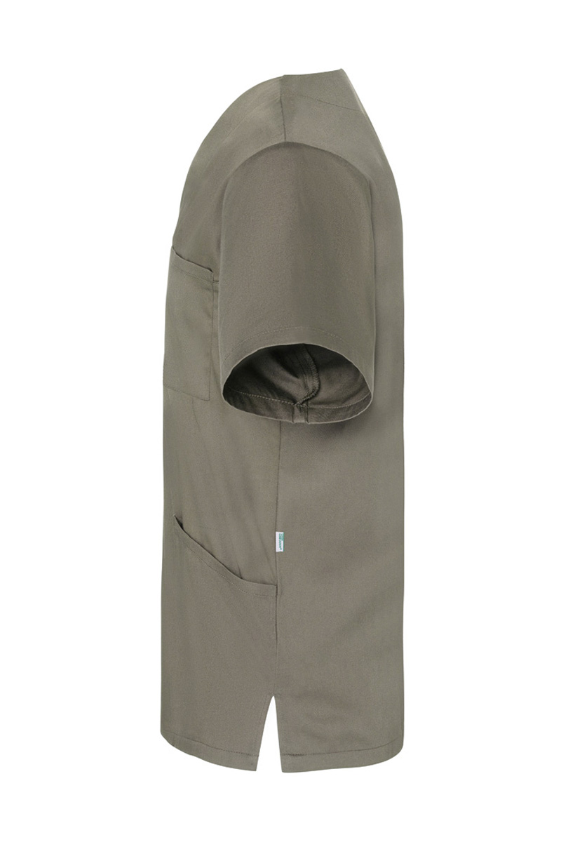 Kurzarm Herren-Schlupfkasack Essential, aus nachhaltigem Material - Salbei - L