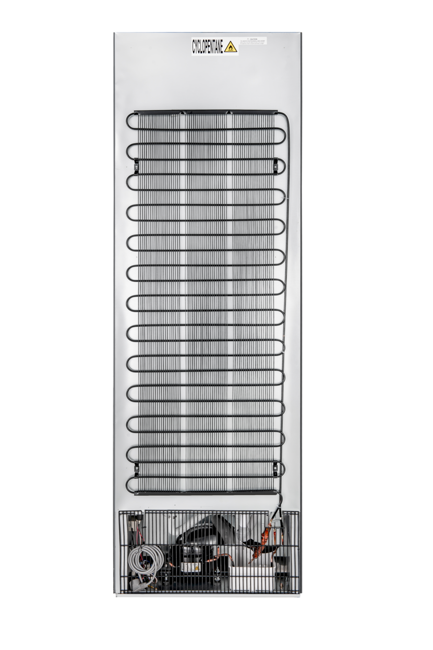 Armoire de congélation ECO 400, intérieur en plastique, noir