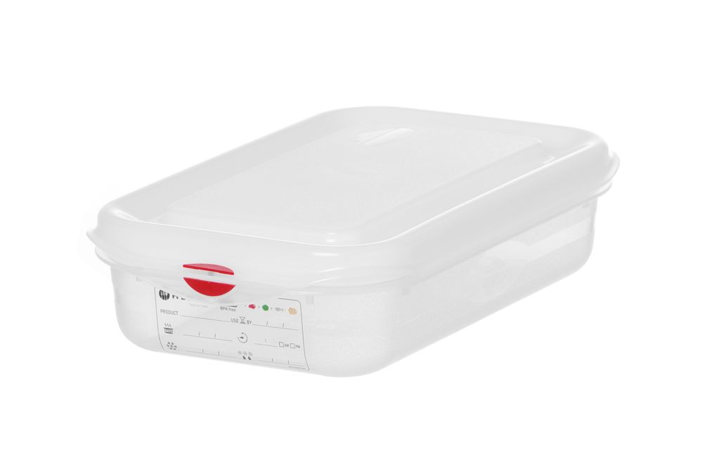 Behälter GN 1/4 Polypropylen - GN 1/4 - 1,8L - Transparent - 265x162x(H)65mm