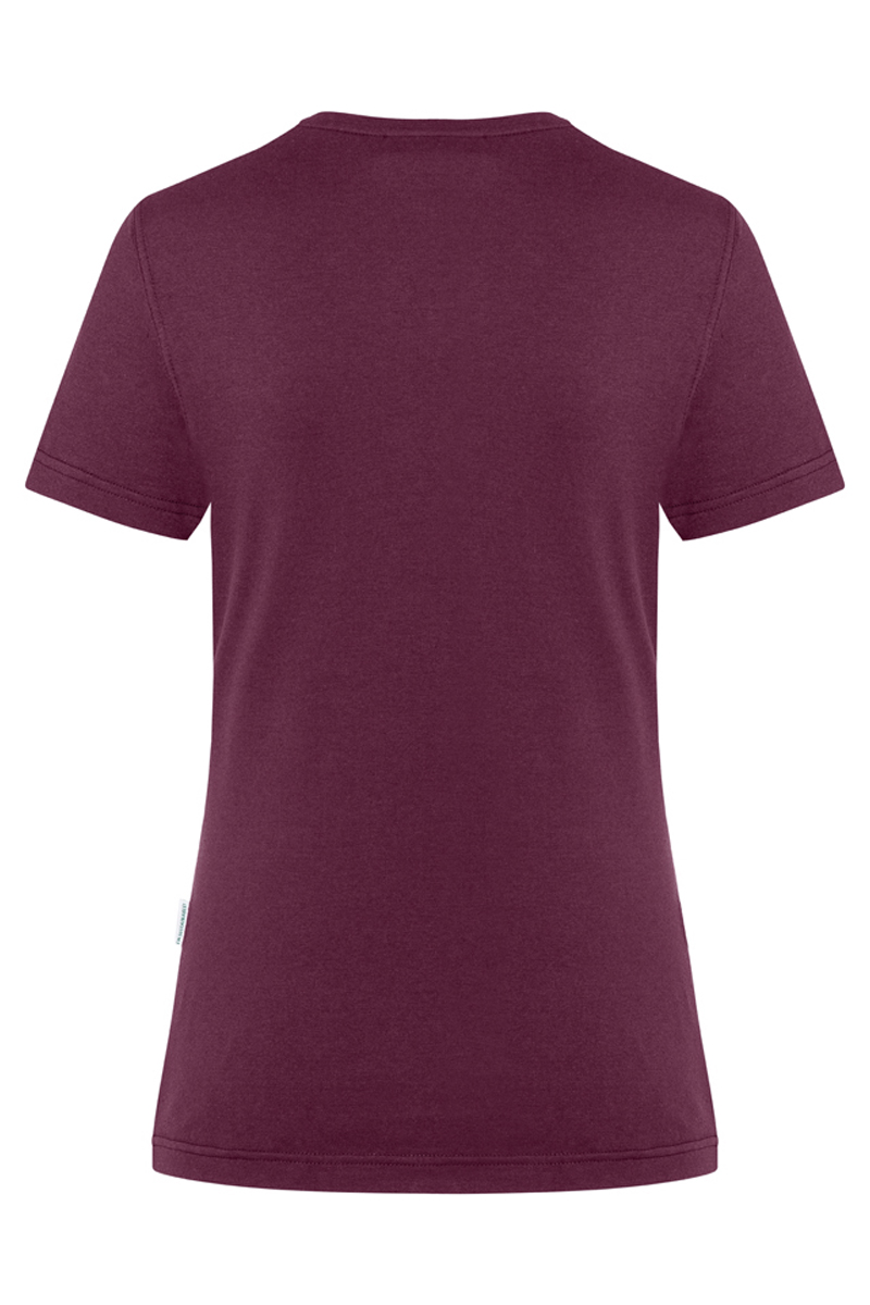 T-shirt de travail pour femme Casual-Flair, en matériau durable - Aubergine - L