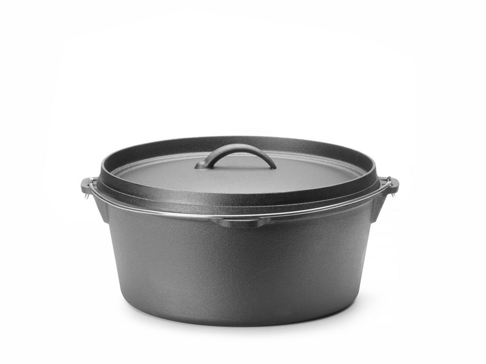 Gietijzeren pan - 7,2L - Zwart - ?310x(H)155mm