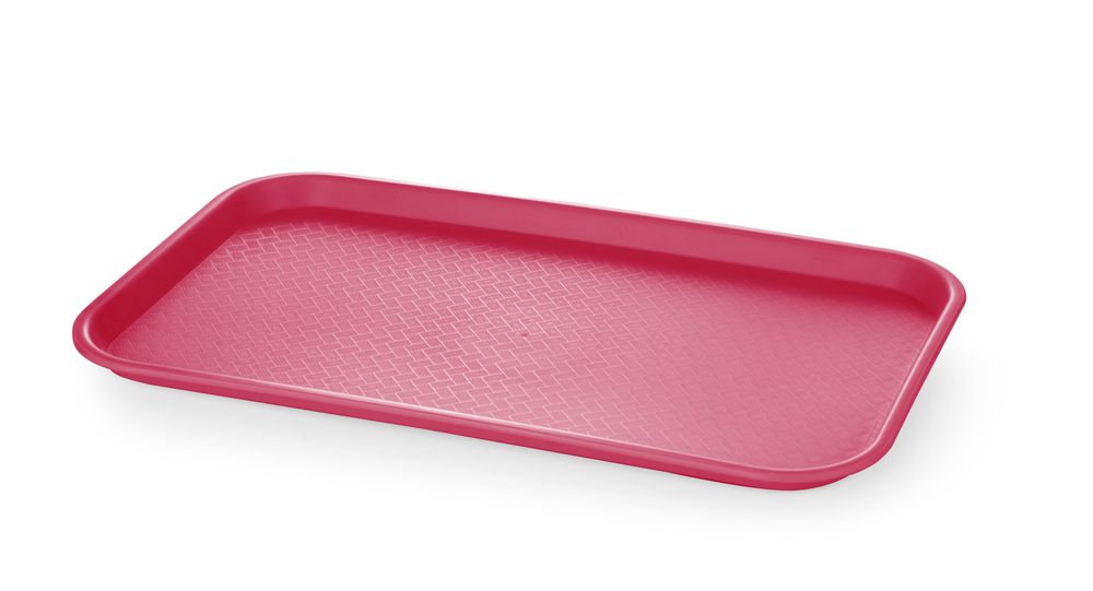 Fastfooddienblad polypropyleen GN 1/1 - AmerBox - GN 1/1 - Rood - 530x325x(H)20mm