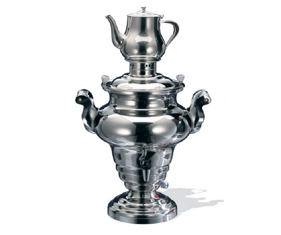 BEEM Samovar Trendy Royal III | Tee- Wasserkocher | Edelstahl | 15 Liter