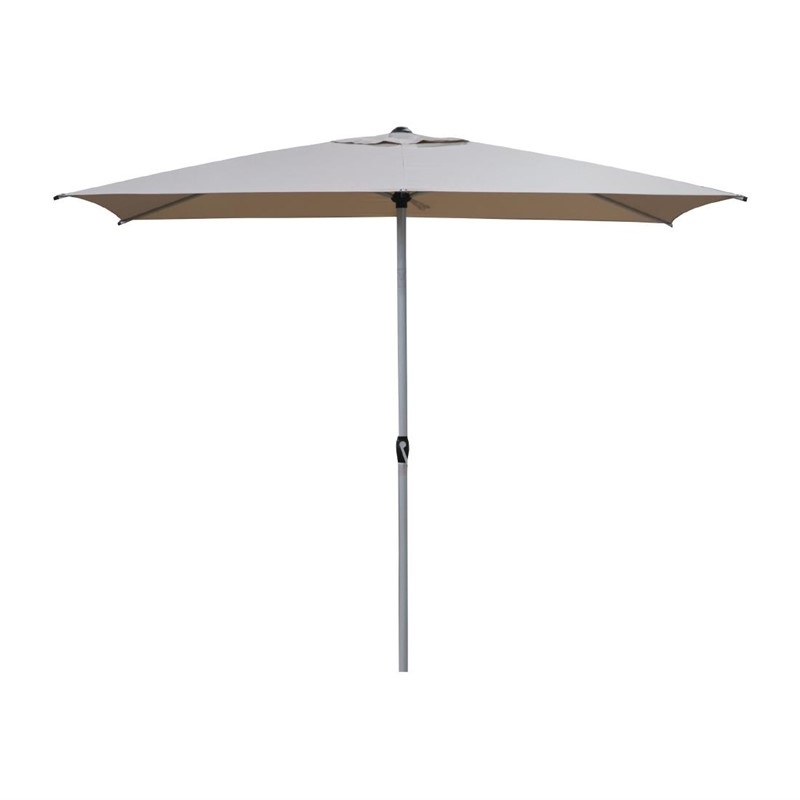 Sorara Lyon Parasol Rechthoekig | Zand Kleur