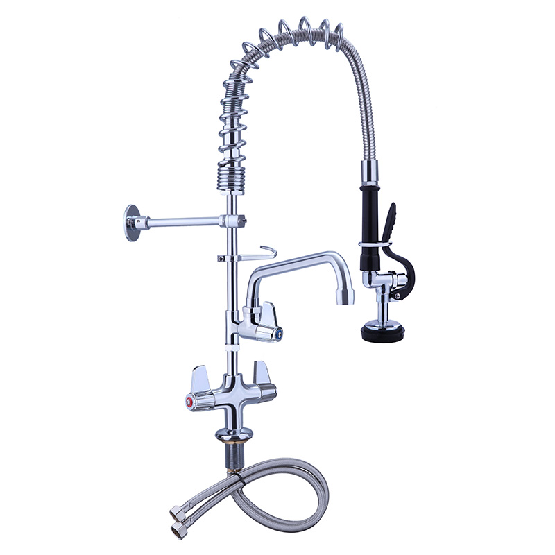 Voorspoeldouche met Zwenkkraan - Ééngats - 700mm
