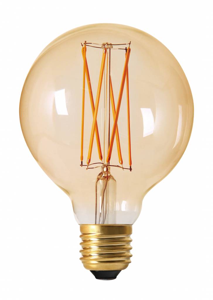 Dimbare Filament LED lamp | Retro design | E27 / G95 mm | 4W 