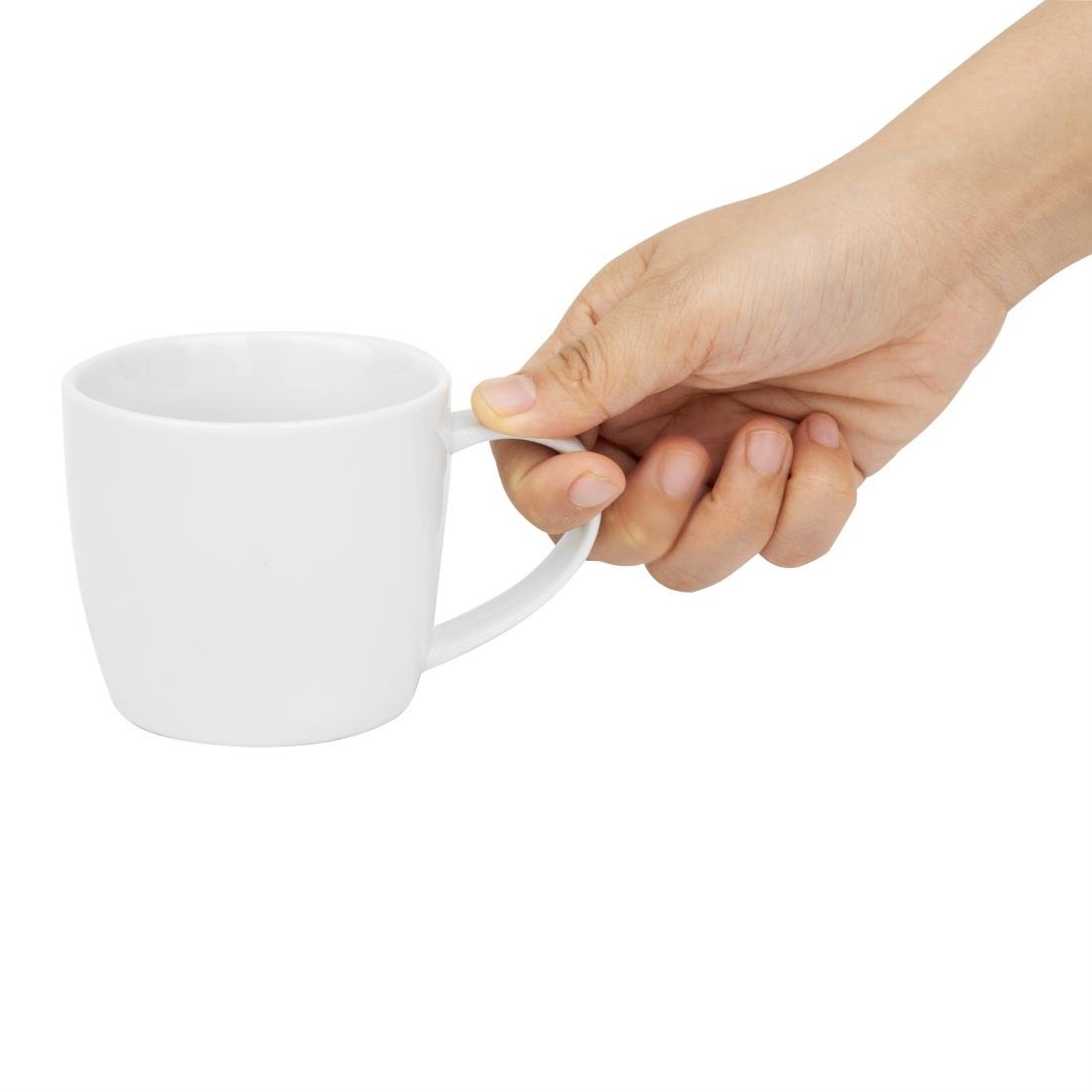 Olympia Whiteware Lage Mokken 220ml (12 stuks) Olympia Whiteware Lage Mokken 220ml (12 stuks)