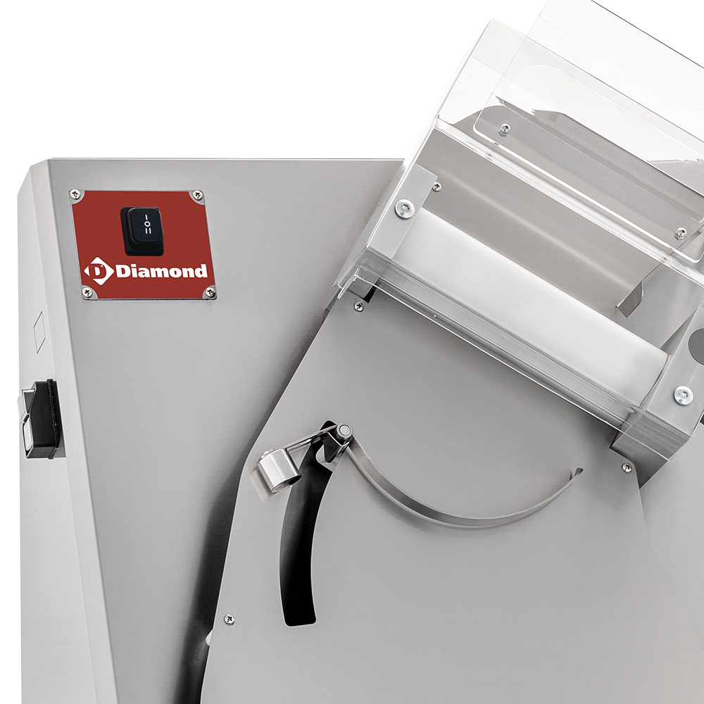 Teigausrollmaschine aus Edelstahl Ø 420 mm, 2 Rollen